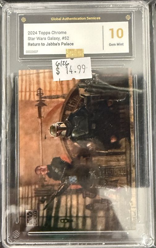 GAS 10 - 2024 Topps Chrome Star Wars Galaxy, #52 Return to Jabba's Palace [00023537]