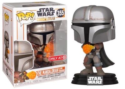 #355 The Mandalorian - The Mandalorian Flame Throwing - Only at Target - Funko Pop!