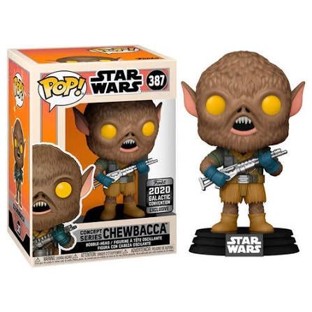 #387 - Star Wars - Chewbacca Concept Series - Anahfim 2020 SW Celebration - Funko Pop!