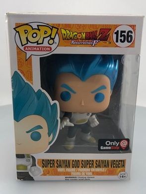 Funko Pop! #156 Super Saiyan God Super Saiyan Vegeta - Dragon Ball Z Gamestop Exclusive