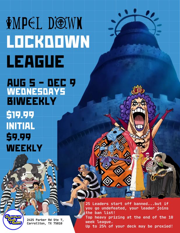 One Piece: Impel Down Lockdown League - Repeat entry