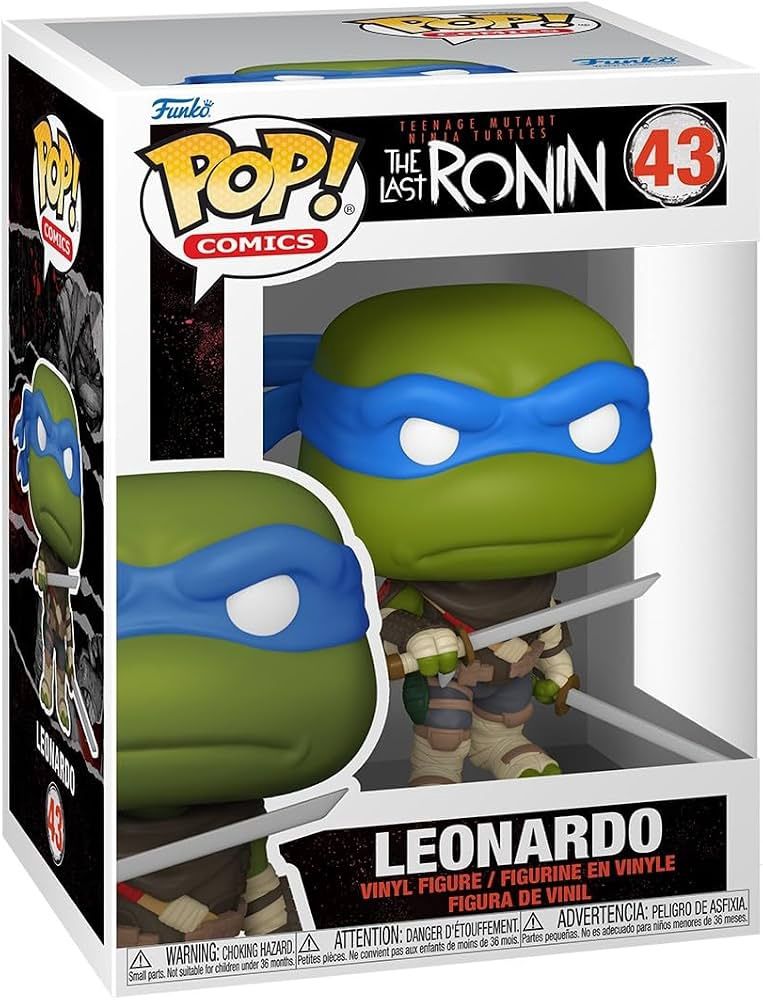 Funko Pop! #43 Leonardo - The Last Ronin, Condition: Good, Exclusive: None, Variant: None