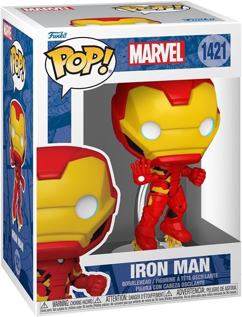 #1421 Marvel - Iron Man - Funko Pop!, Condition: Good, Exclusive: None, Variant: None
