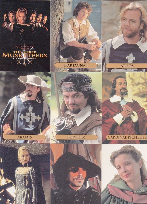 1993 3 Musketeers 1-90 Base Set Complete