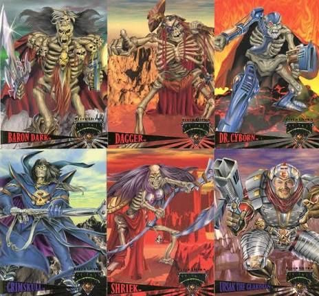 Skeleton Warriors 1995 TCG Complete set