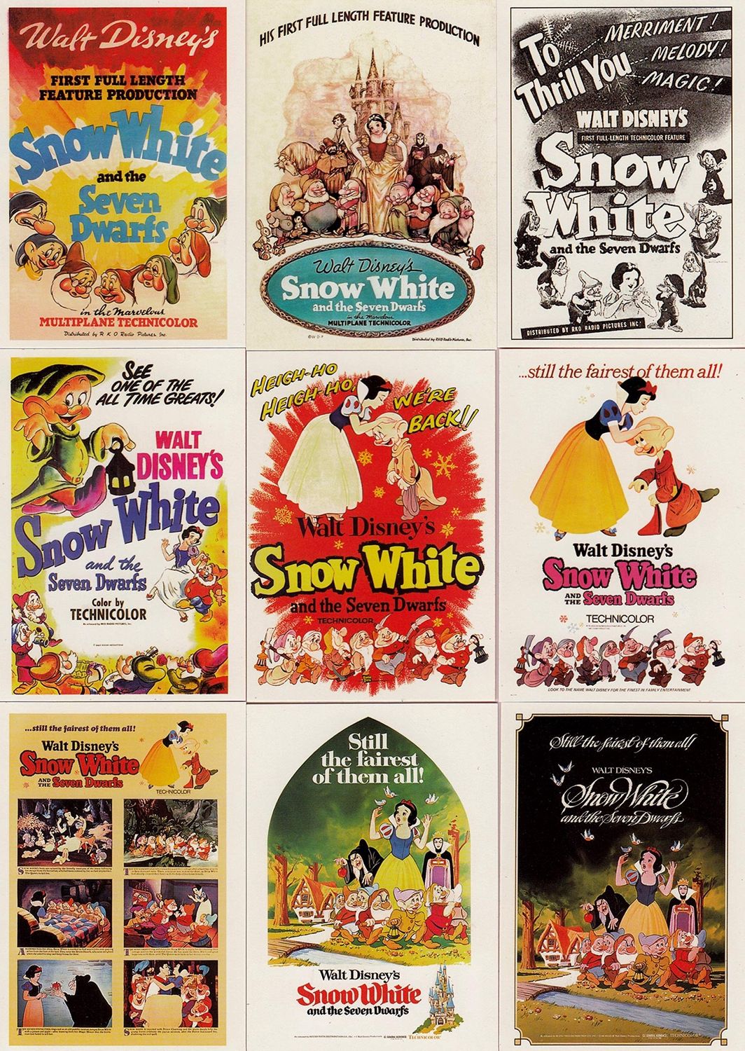 1993 Skybox Snow White Base Set  1-90