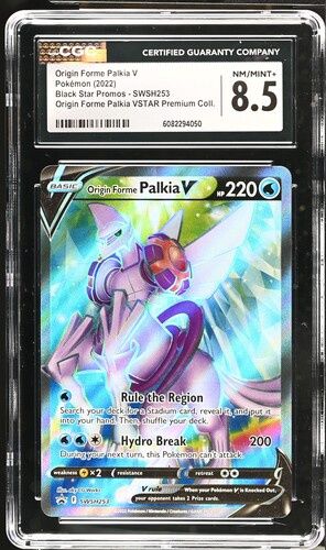 CGC - 8.5 - 2023 Pokemon Origin Forme Palkia V Black Star Promos SWSH253 Origin Forme Palkia VSTAR Premium Coll. [6082294050]