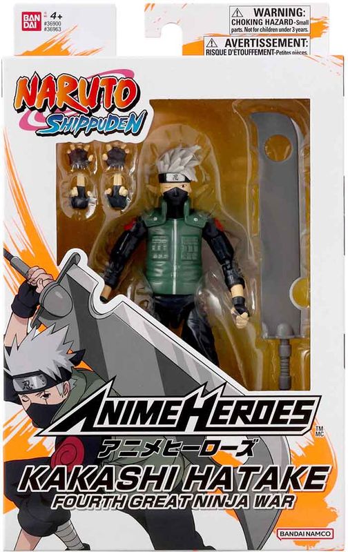 Anime Heroes - Kakashi Hatake Fourth Great Ninja War Naruto Action Figure