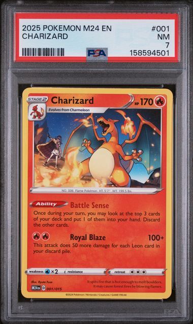 PSA 7 - 2025 POKEMON M24 EN-MCDONALD'S COLLECTION #001 CHARIZARD - [158594501]