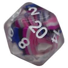 Genderfluid Flag RPG Dice Set