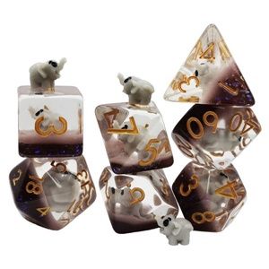 7-Set Elephant Dice Set