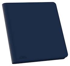 Ultimate Guard 12-Pocket Quadrow Zipfolio Xenoskin - Dark Blue