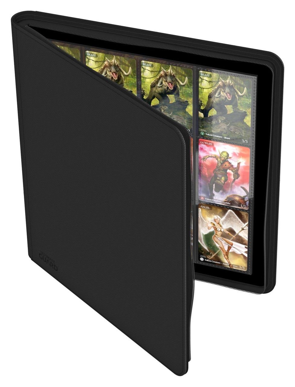 Ultimate Guard QuadRow 24-Pocket ZipFolio XenoSkin - Black