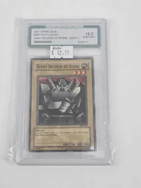 2001 AGS 10.0 - Uper Deck #SDY-013 YU-Gi-Oh Giant Soldier of Stone - Earth (2152717)