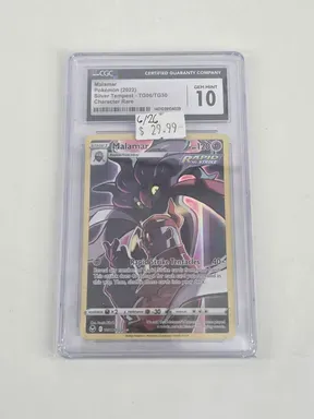 2022 CGC 10 - Malamar Pokemon Silver Tempest - TG06/TG30 Character Rare (1401039104039)