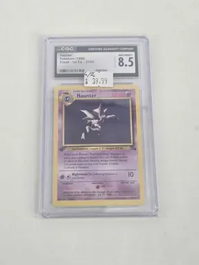1999 CGC 8.5 - Haunter Fossil - 1st Ed. - 21/62 (6069111026)