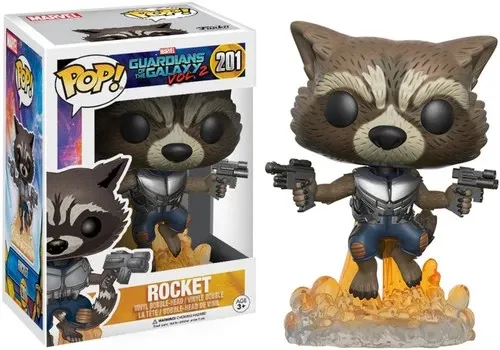 Funko Pop! #201 Rocket - Guardians Of  The Galaxy