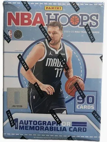 Panini NBA Hoops 24-25 Box (1 Autograph or 1 Memorabilia Card)