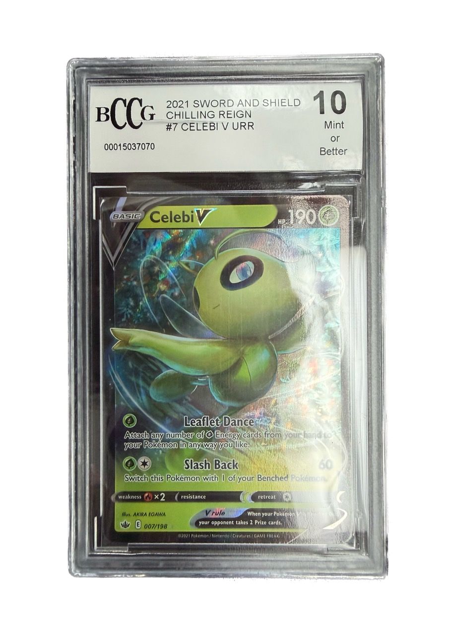 BCCG - 10 2021 Sword and Shield Chilling Reign #7 Celebi V URR  [00015037070]