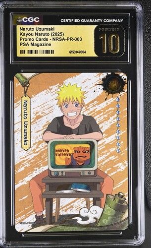 CGC 10 - 2025 Kayou Naruto English Naruto Uzumaki Promo Cards NRSA-PR-003 [6153147004]