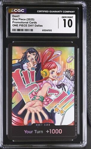 CGC 10 - 2025 One Piece Don!! English Promotional Cards One Piece Day Dallas [6153147012]