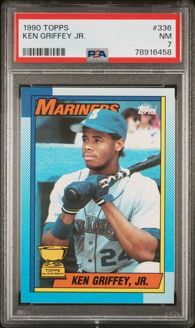 PSA - 7 1990 Topps Ken Griffey Jr. #336 [78916458]