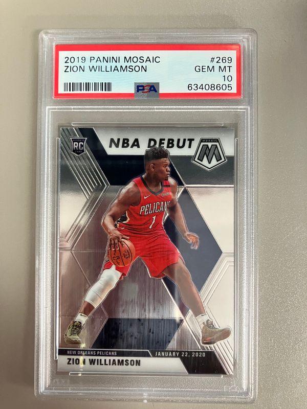 PSA - 10 2019 Panini Mosaic Zion Williamson #269 [63408605]