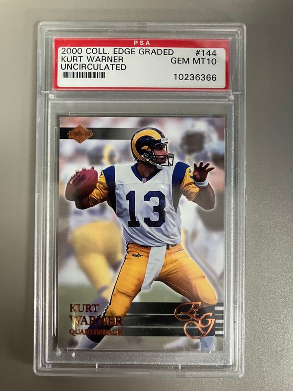 PSA - 10 2000 Coll. Edge Graded Kurt Warner Uncirculated #144 [10236366]