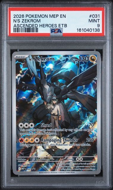 PSA - 9 2026 Pokemon MEP EN N's Zekrom Ascended Heroes #031 [161040138]