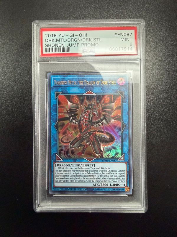 PSA - 9 2018 Yu-Gi-Oh! Drk.MTL/DRGN/Drk.STL Shonen Jump Promo #EN087 [66817914]