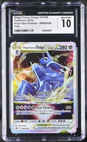 CGC - 10 2022 Pokemon Origin Forme Dialga VSTAR Black Star Promos - SwSh256 Holo [6058129021]