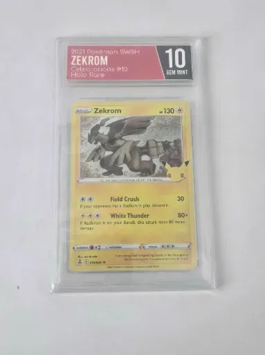 GSG Gem Mint 10 - 2021 Pokemon English Zecrom SWSH #10 [T015526]