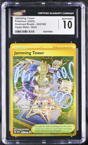 CGC 10 - 2025 Pokemon English Jamming Tower  Destined Rivals #243/182 [6058129061]