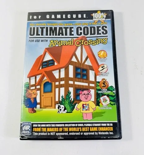 Action Replay - Ultimate Codes - Animal Crossing - Gamecube