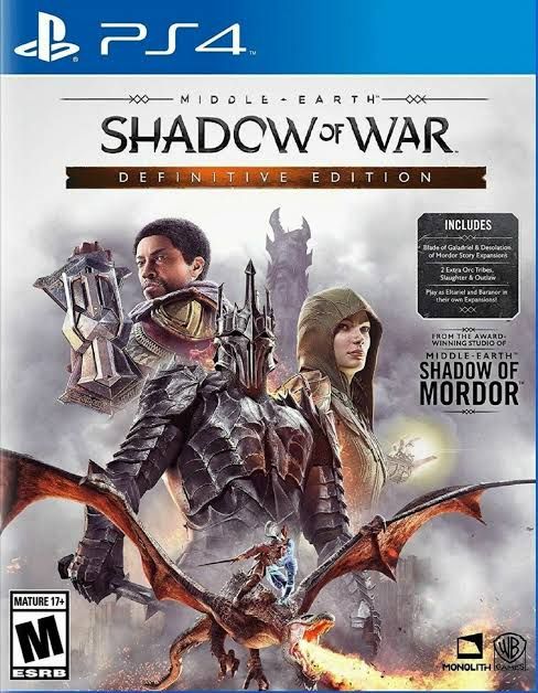 PAL - Middle Earth: Shadow of War (Definitive Edition) - Playstation 4