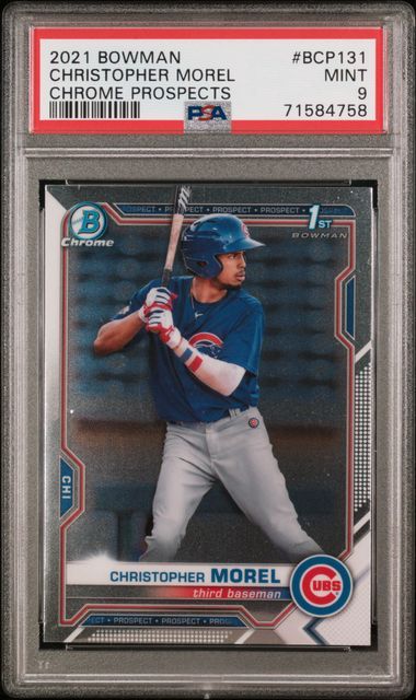 PSA 9 - 2021 Bowman Christopher Morel Chrome Prospects [71584758]