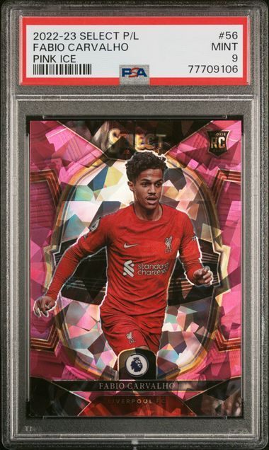 PSA 9 - 2022-23 select P/L Fabio Carvahlo Pink Ice #56 [77709106]