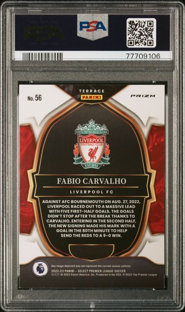 PSA 9 - 2022-23 select P/L Fabio Carvahlo Pink Ice #56 [77709106]