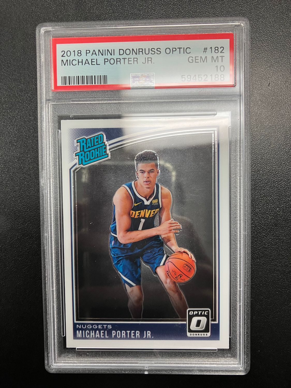 PSA 10 - 2018 Panini Donruss Optic Michael Porter Jr. #182 [59452188]