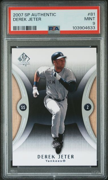 PSA 9 - 2007 SP Authentic - Derek Jeter #81 [103904633]