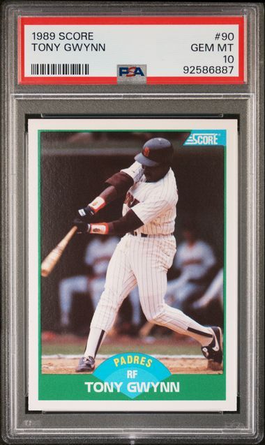 PSA 10 - Score Tony Gwynn #90 1989 [92586887]