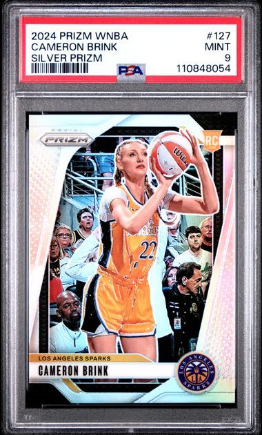 PSA 9 - Panini Cameron Brink #127 Silver Prizm WNBA 2024 [110848054]