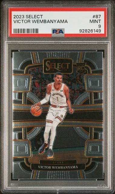 PSA 9 - 2023 Panini Select #87 Victor Wembanyama [92826149]