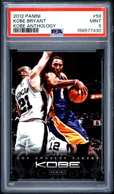 PSA 9 - 2012 Panini Kobe Anthology #59 Kobe Bryant [156577430]