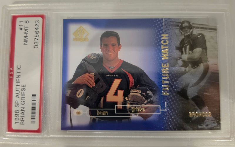 PSA 8 - 1998 SP Authentic #11 Brian Griese [03756423]