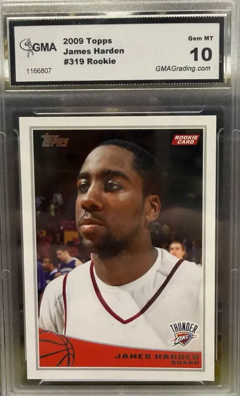 GMA 10 - 2009 TOPPS JAMES HARDEN #319 ROOKIE - [1166807]