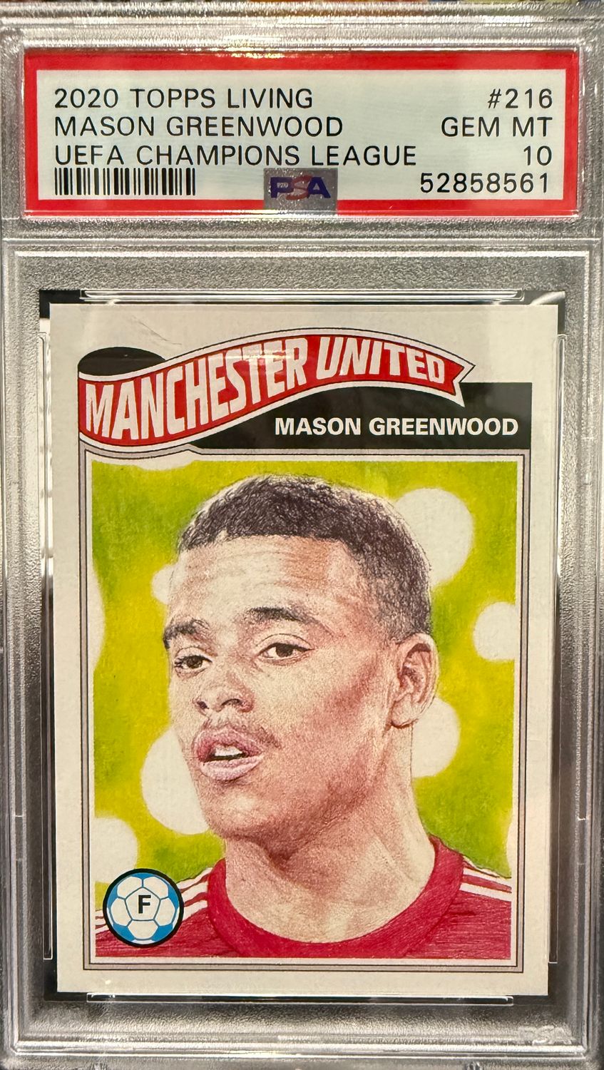PSA 10 - Topps Mason Greenwood #216 UEFA Champions League 2020 [52858561]
