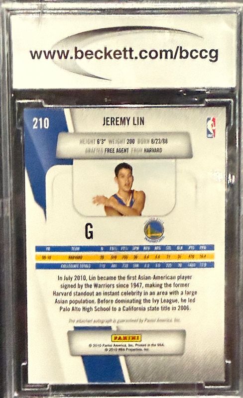 BCCG 10 - Panini Jeremy Lin #210 Prestige Panini America 2010-11 [0007100885]