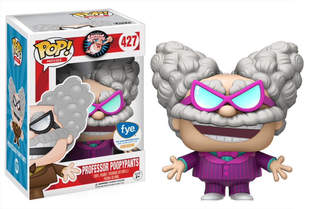 Funko Pop! #427 Professor Poopypants - Captain Underpants, Exclusive: f.y.e. Exclusive Recolor