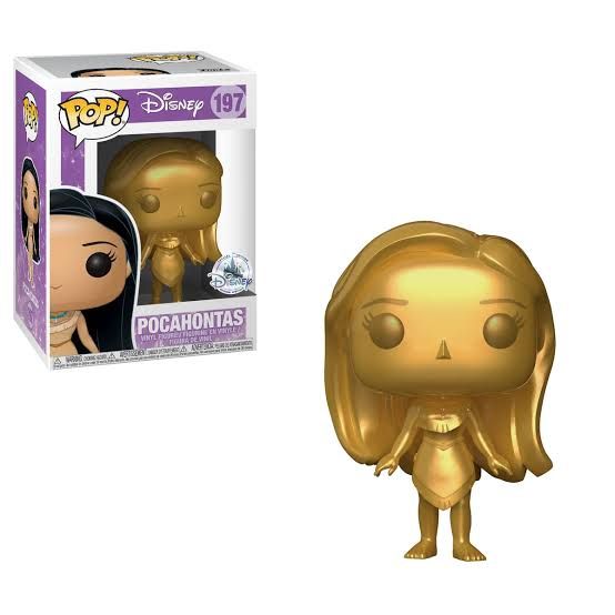 Funko Pop! #197 Pocahontas - Disney - Gold Disney Special Edition